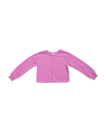 girls dreamer pull over sweater | cotton/viscose