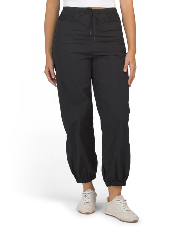 pull on balloon pants for women | nylon